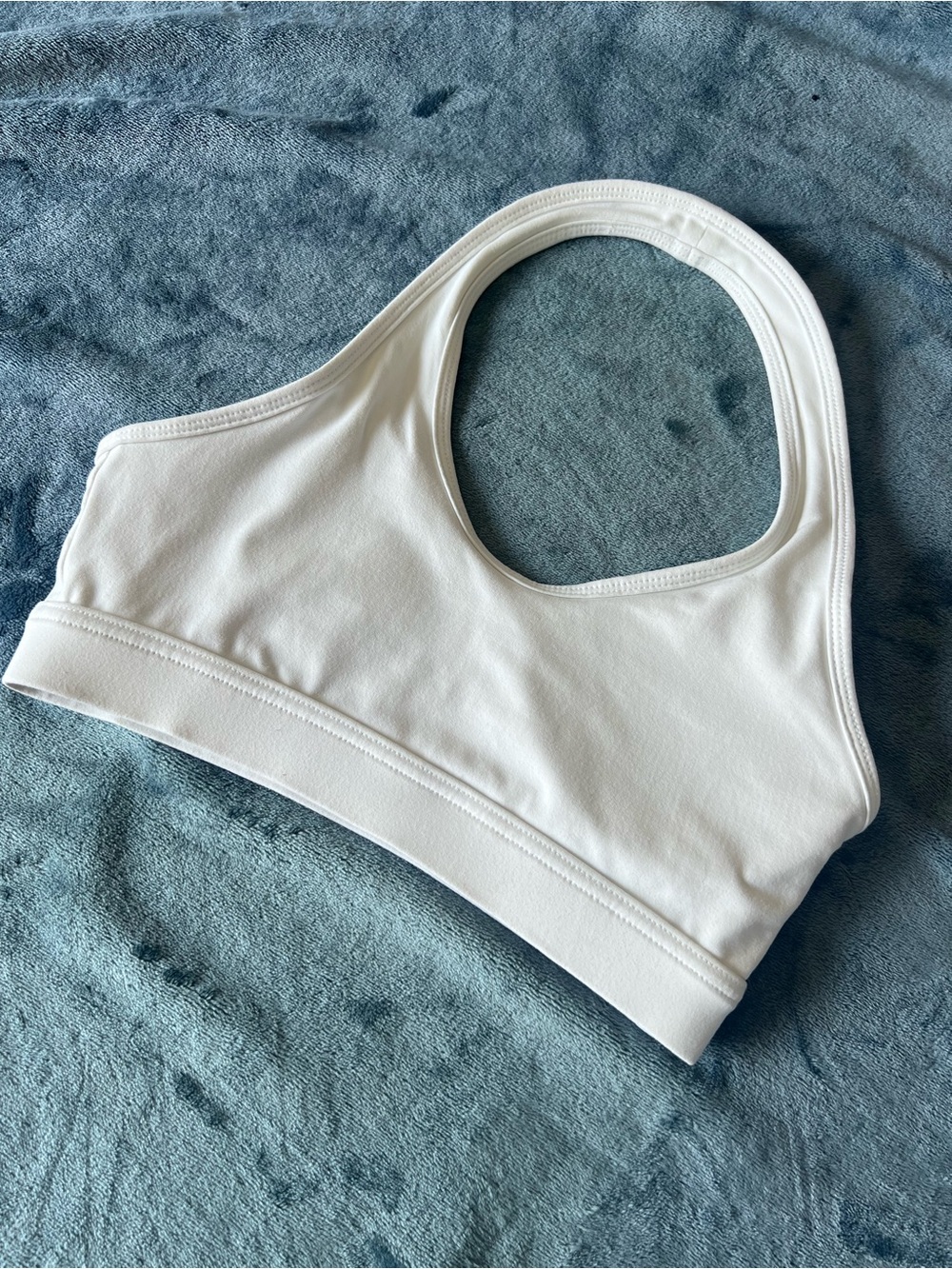 Diosa Fit White Halter back Sports Bra